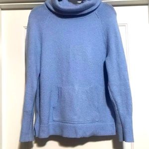 Baby blue cowel neck sweater from Loft.